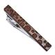 Men Party Bar Clasp Tie Clip Pins Wedding Decoration Charms Jewelry Formal Accessories Gifts Patterns Fashion (Color : Brown)