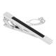 Classic Tie Clips for Men Square Black Glass Necktie Tie Bar Clasp Tie Clip Brand Men Accessories Gift