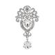 Christmas Pins and Brooches for Women Ladies Crystal Trophy Diamond Crown Jewelry Brooch Coat Luxury Full Brooch -Girl Crystal Initial Breastpin