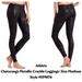 Athleta Pants & Jumpsuits | Athleta Chaturanga Metallic Crackle Leggings 27” | Size Medium | Color: Black | Size: M