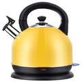 Kettles,Cordless Kettle 1500W, Kettles, 304 Grade Stainless Steel 2L/Anti-Drying Water Kettle, Used for Family Outings/Yellow/23 * 25 * 27Cm elegant