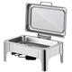 Chafing Dishes Food Warmers, Buffet Server Hot Trays in Stainless Steel, Electric Plate Warmer for Catering Buffet, Hot Plates for Keeping (9l Fullsize)