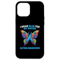 Hülle für iPhone 15 Pro Max I Wear Blue For My Sister Autismus Awareness Butterfly Gifts