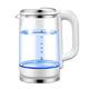 Kettles, Glass Kettles for Boiling Water,Eco Water Kettle with Illuminated Led, Cordless Water Boiler with Stainless Steel Inner Lid Bottom,Fast Boil Auto-Off/White elegant