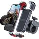 Moman Handyhalterung Fahrrad, PME1 Universal Motorrad Handyhalter 360° Drehbar Lenker Holder Handy Halterung Kompatibel mit iPhone Samsung 4.5''-7.0'' Handys, Fahrrad-Lenker-Handy-Halterung-Motorrad