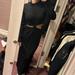 Zara Dresses | Nwot Zara Black Knit Cutout Dress Size Small | Color: Black | Size: S