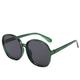 MiqiZWQ Sunglasses womens Round Frame Sunglasses Women Retro Brown Black Lady Sun Glasses Female Fashion Outdoor Driving-5-Green-Gray-A