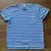 J. Crew Tops | J. Crew Blue & White Striped Small Short Sleeve Crewneck Tee | Color: Blue/White | Size: S