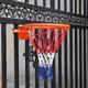 Outdoor Basketball Hoop Set for Fence/Tree/Post, Pro Basketball Goal with 2 Adjustable Strap & Nylon Net, Wall-Mounted Basketball Rim Kit
