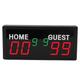 Electronic Scoreboard Scoreboard Remote Control 2000mAh Aluminum Alloy Connection for Gym (UK Plug)