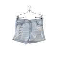 American Eagle Outfitters Shorts | American Eagle N(E)Xt Level Stretch Distressed Light Blue Summer Beach Shorts 16 | Color: Blue | Size: 16