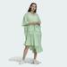 Adidas Jackets & Coats | Adidas X J Koo Poncho Dress Women’s Xs Mint Green White Stripes Ruffled Hem | Color: Green/White | Size: Xs