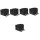 Zerodeko 15 Pcs Zipper Cd Case Portable Cd Case Zipper Cd Storage Holder DVD Storage Holder DVD Case DVD Organizer Car Cd Bag Case for Car Black Pouch Pu Imitation Leather Album Box Travel