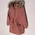American Eagle Outfitters Jackets & Coats | American Eagle Outfitters Pink Utility Jacket Faux Fur Lined Hood Xs | Color: Pink | Size: Xs