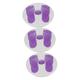 SUPVOX 3pcs Gym Equipment Turntable Home Workout Equipment Waist Twisting Disc Twisting Waist Disc Fitness Twisting Plate Exercising Disc Twist Disc To Rotate Large Purple Pp