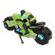 Remote Control Stunt Motorcycle, 1:10 Scale RC Motorcycle, Balanced Drift Simulation for Adult Daily Play (Green)