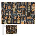 Jigsaw Puzzles for Adults 1000 Piece Egypt Sculptures Jigsaw Puzzles for Adults & Kids Woodenboard Puzzles Family Decoration （75×50cm）