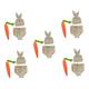 Homoyoyo 5 Sets Newborn Sweater New Born Clothes Newborn Bunny Baby Bunny Photo Props Bunny Clothes Girls Costumes First Birthday Outfit Girl Newborn Girl Outfit Baby Rabbit Boy Yarn Child