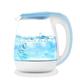 Kettles, Reusable Kettle, Eco Glass Kettle, 1.5L Cordless Water Kettle with Led Illuminated, Fast Boil Tea Water Kettle, Auto Shut-Off & Boil-Dry Protection/Blue/16 * 16 * 23Cm elegant