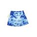 Year Of Ours Active A-Line Skirt Mini: Blue Tie-dye Activewear - Women's Size Large