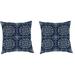 18" x 18" Outdoor Throw Pillow (Set of 2) - 18'' L x 18'' W x 4'' H