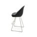 sohoConcept Avanos 23.2" Counter Stool Upholstered/Metal in Black | 39 H x 21 W x 22 D in | Wayfair AVA-WIC-BON-001