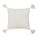 22" x 22" Hodges White Throw Pillow