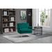 Leisure Single Sofa, Upholstered Velvet Accent Chair with Acrylic Feet, Modern Comfy Arm Chair, for Reading Room