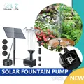 Solar Fountain Pump Power Panel Kit with 6Nozzles and 4ft Water Pipe Solar Powered Pump for Bird