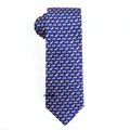 Mens Tie 7.5cm Fashion Blue Necktie For Men Business Silk For Man Fit Wedding Workplace Slim