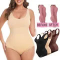 Women Bodysuit Shapewear Full Body Shaper Tummy Control Slimming Sheath Butt Lifter Push Up Thigh