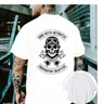 Sons with Arthritis capitolo di body divertente Biker Skull T Shirt nero Vintage Mens Graphic Ropa