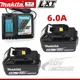 Original Makita 18V 6A Rechargeable Power Tools Battery 18V makita with LED Li-ion Replacement LXT