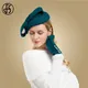 FS Wool Fascinators Wedding Pillbox Hats For Women Elegant Black Blue Red Lady Bowknot Derby Hats