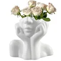 Vase à tête artistique féminin jardinières de visage de femme design moderne forme Boho pièces