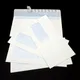 50pcs Security Envelopes with Window Confidential Seal Skyline Envelope for Postcard Letter Greeting