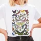 T-shirt imprimé papillon pour femme haut bohème vintage esthétique graphique botanique t-shirts