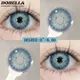 D'ORELLA-Lentilles de contact colorées pour les yeux lentilles de myopie avec dioptries lentilles