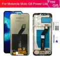 Pour Motorola Moto G8 Power Lite LCD Display Touch Screen Digitizer Assembly + Frame XT2055-2