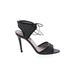 SJP by Sarah Jessica Parker Heels: Black Print Shoes - Women's Size 37 - Open Toe