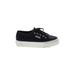 Superga Sneakers: Black Solid Shoes - Women's Size 37 - Almond Toe