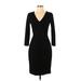 J.Crew Casual Dress - Sheath: Black Solid Dresses - Women's Size 2 Tall