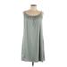 32 Degrees Active Dress - Slip dress: Gray Solid Activewear - Women's Size Large
