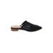 Mi.Im Mule/Clog: Black Print Shoes - Women's Size 6 - Pointed Toe