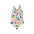 Lands' End One Piece Swimsuit: Yellow Print Sporting & Activewear - Kids Girl's Size 8