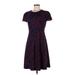 Draper James Casual Dress - A-Line: Blue Dresses - Women's Size 6