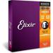 Elixir Strings - Acoustic Phosphor Bronze with NANOWEB Coating - Elixir Acoustic Guitar Strings - Light .012-.053