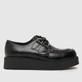 UNDERGROUND original wulfrun creeper flat shoes in black