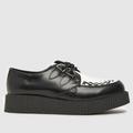 UNDERGROUND original wulfrun creeper shoes in black & white