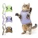 PULLIMORE No Pull Dog Harness and Leash Set Reflective Pet Vest Adjustable Breathable Mesh Harnesses for Small Medium Dogs Cats Walking (XS Brown)